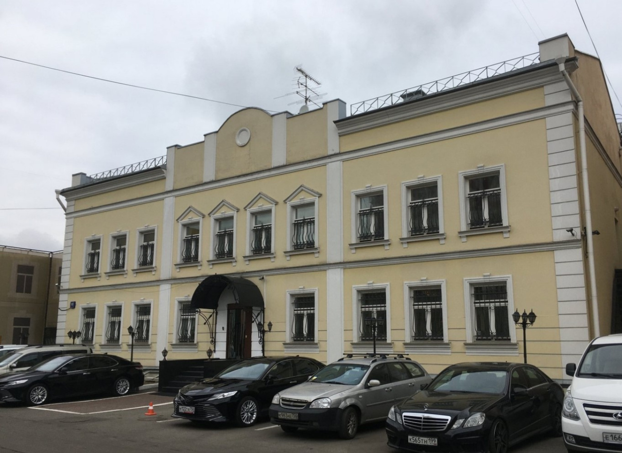 фасад дома, здание по адресу г Москва, Климентовский пер, д 10 стр 3